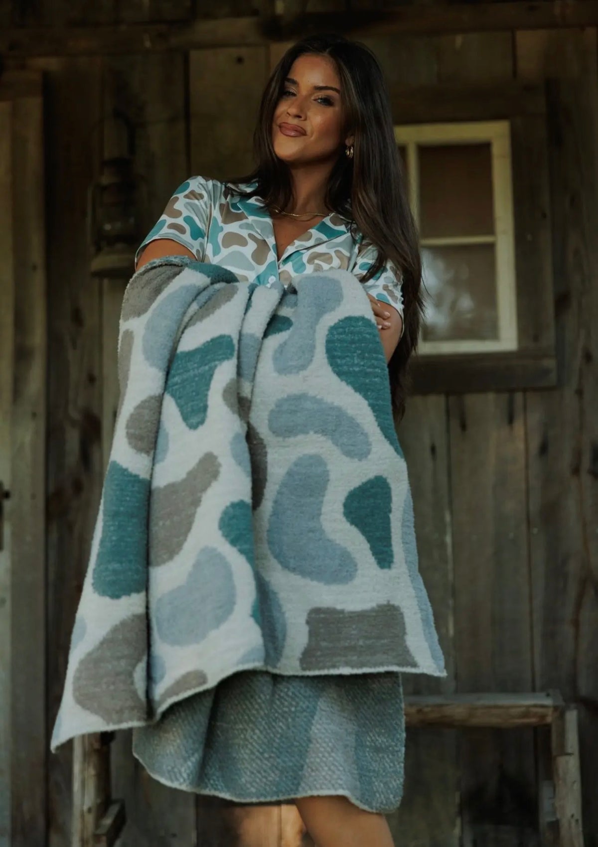 Camo Luxe Blanket