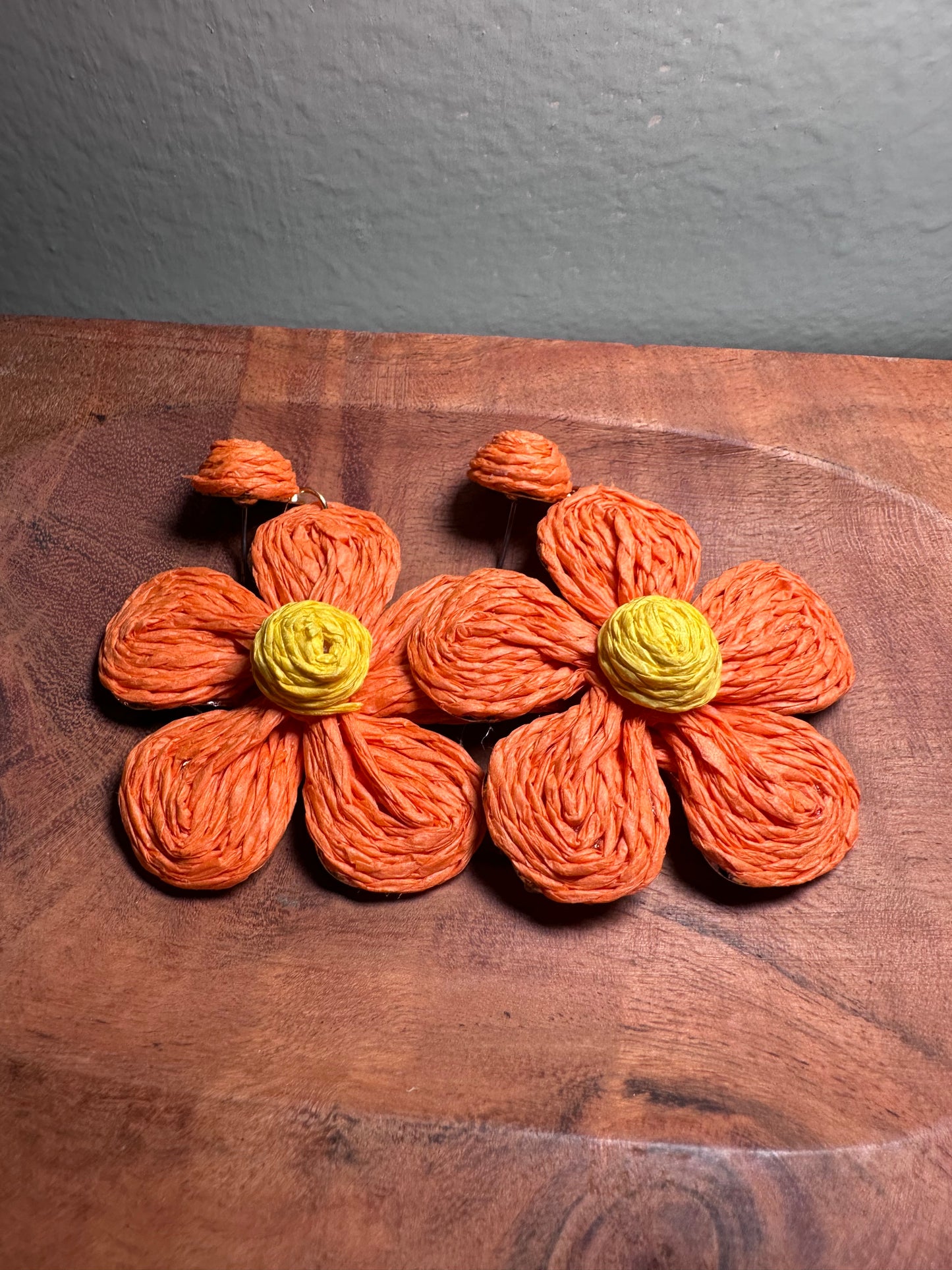 Floral Woven Earrings
