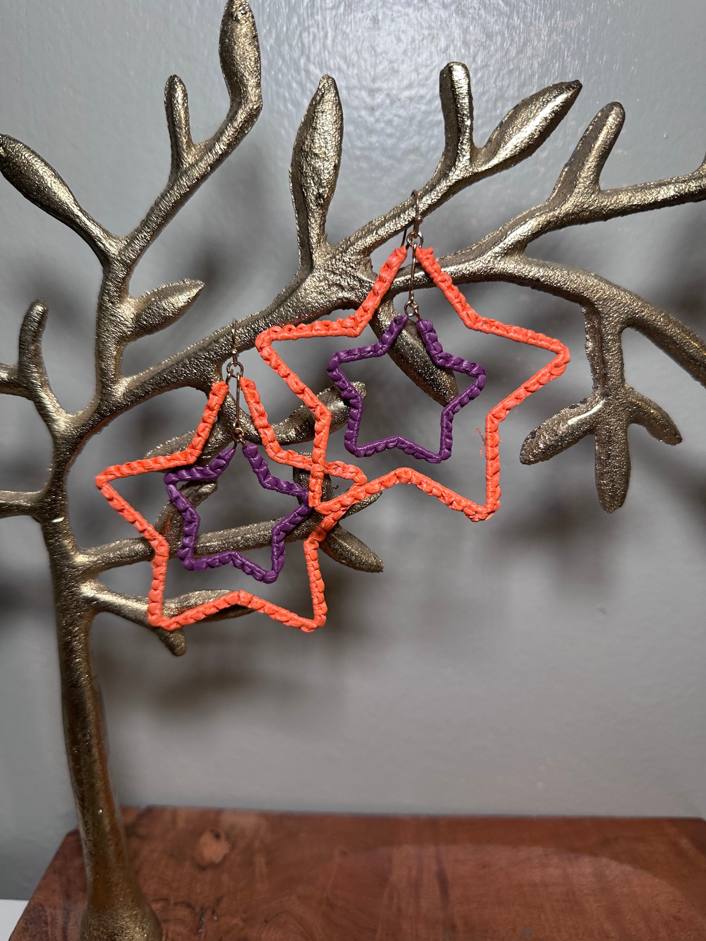 Clemson Star Earrings