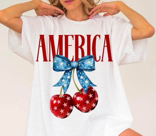 America Cherry Tee