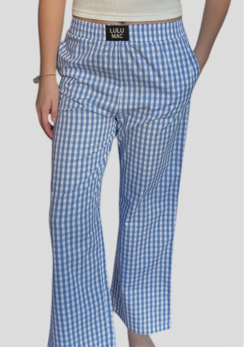 Gingham Pants