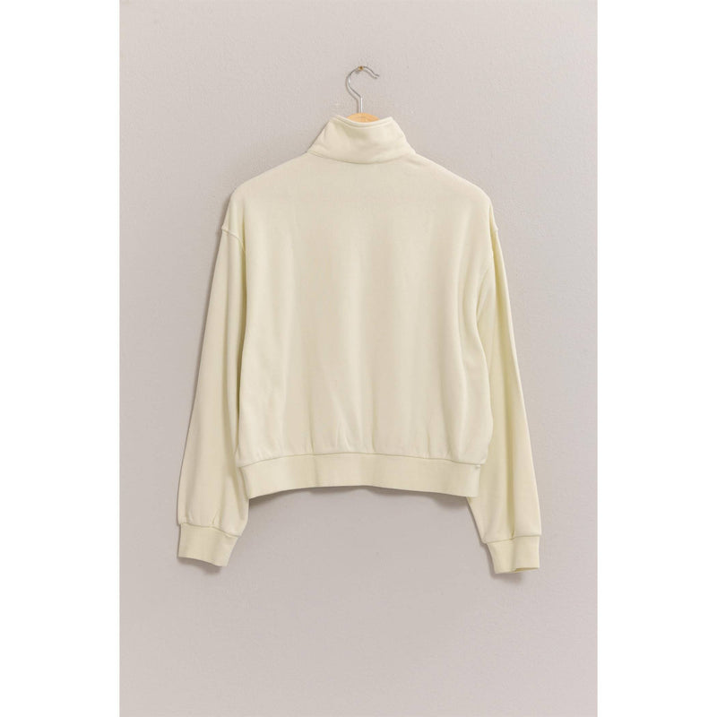 Half Zip Pullover Sweatshirt
