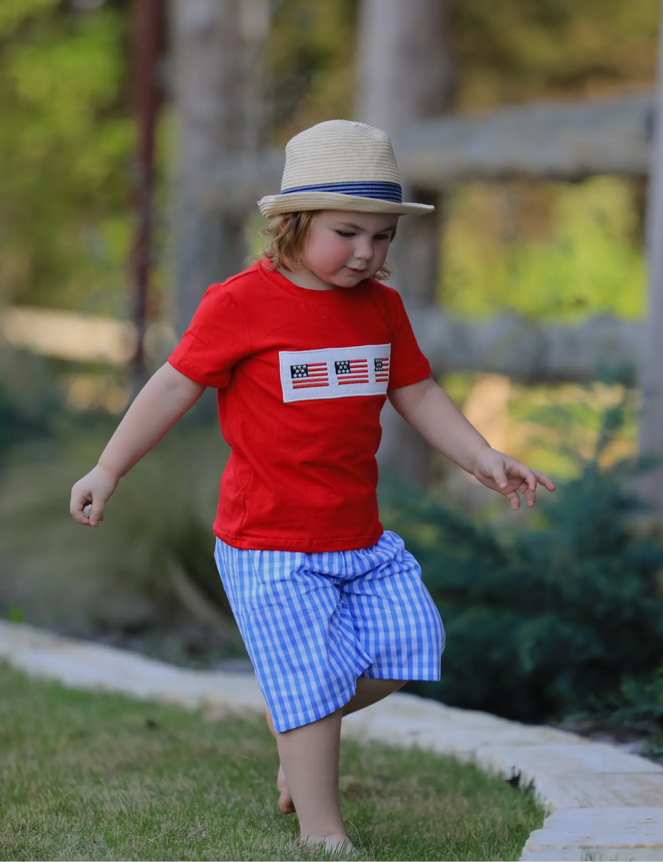 4th of July Shorts Set