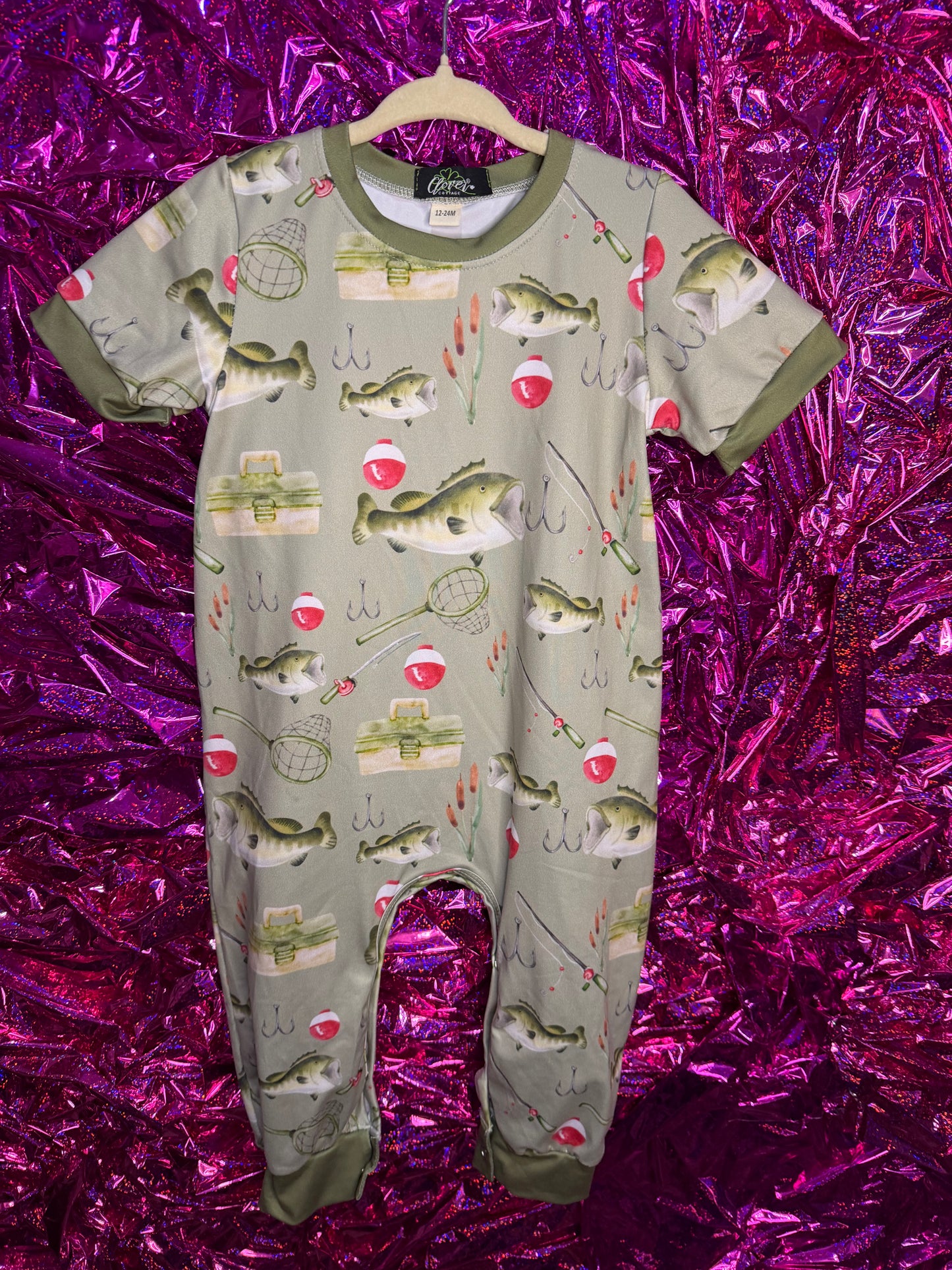 Bass Fish Romper