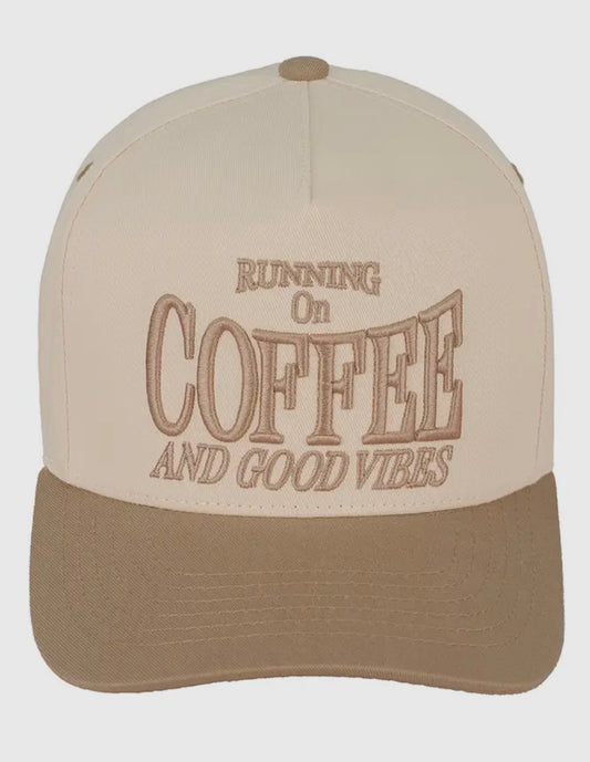 Running on Coffee & Good Vibes Hat