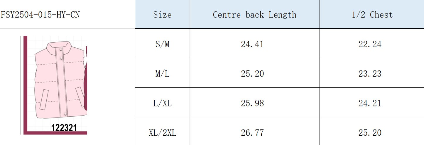 Maroon mom&me puffer vest