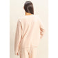 Reverse Seam Long Sleeve Top / Black