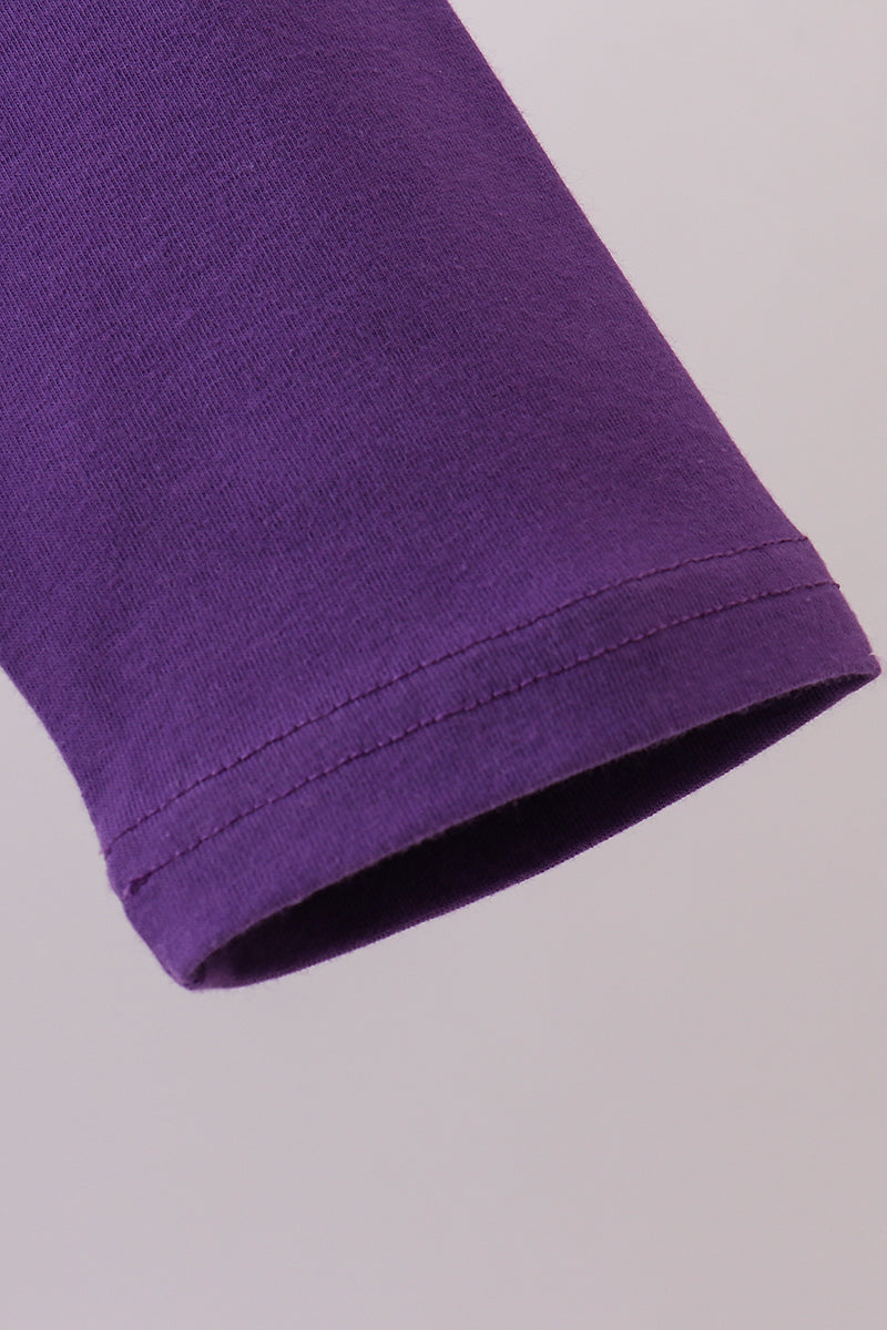 Premium Purple LSU tiger applique top