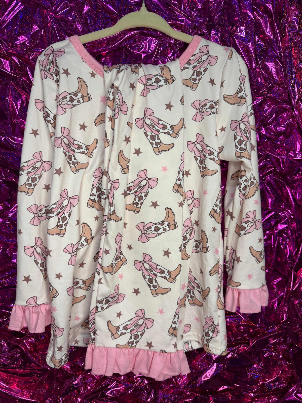 Cowgirl Ruffle Pajama Set