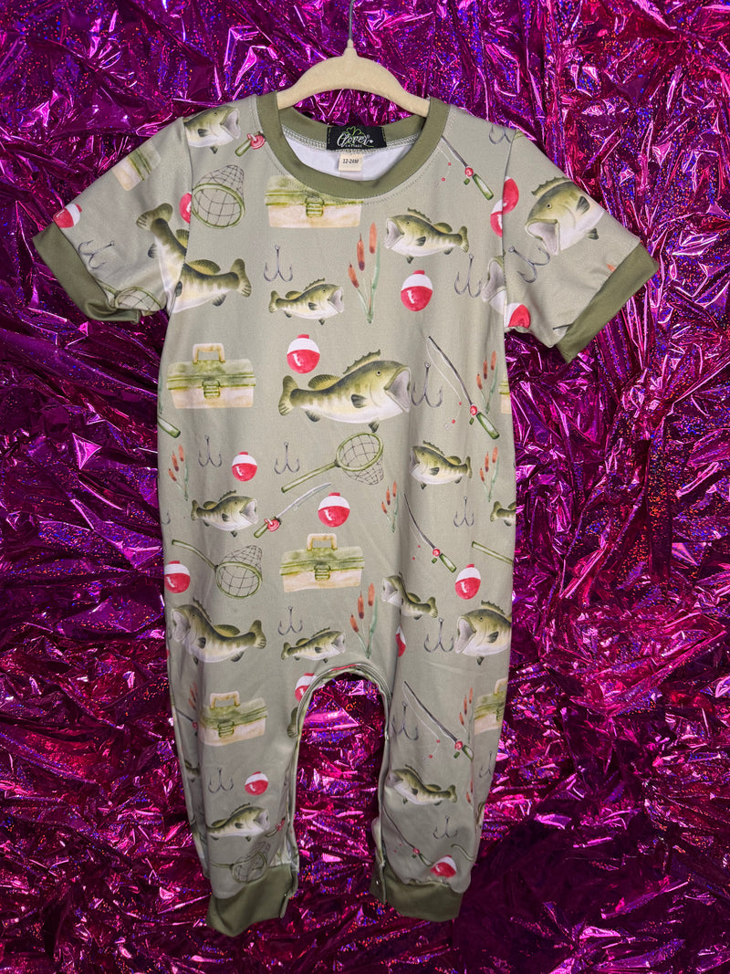 Bass Fish Romper
