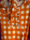 Orange Checkered Sleeper / Bamboo