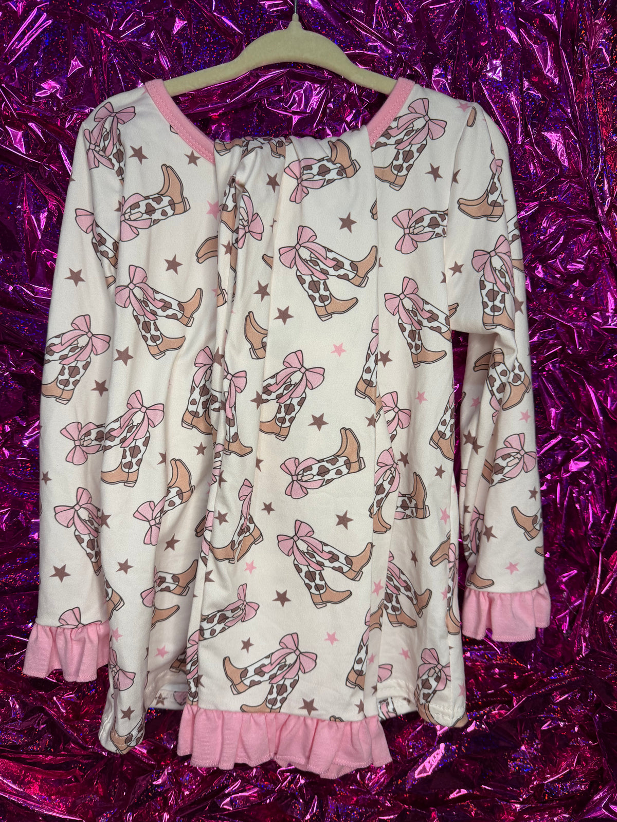 Cowgirl Ruffle Pajama Set