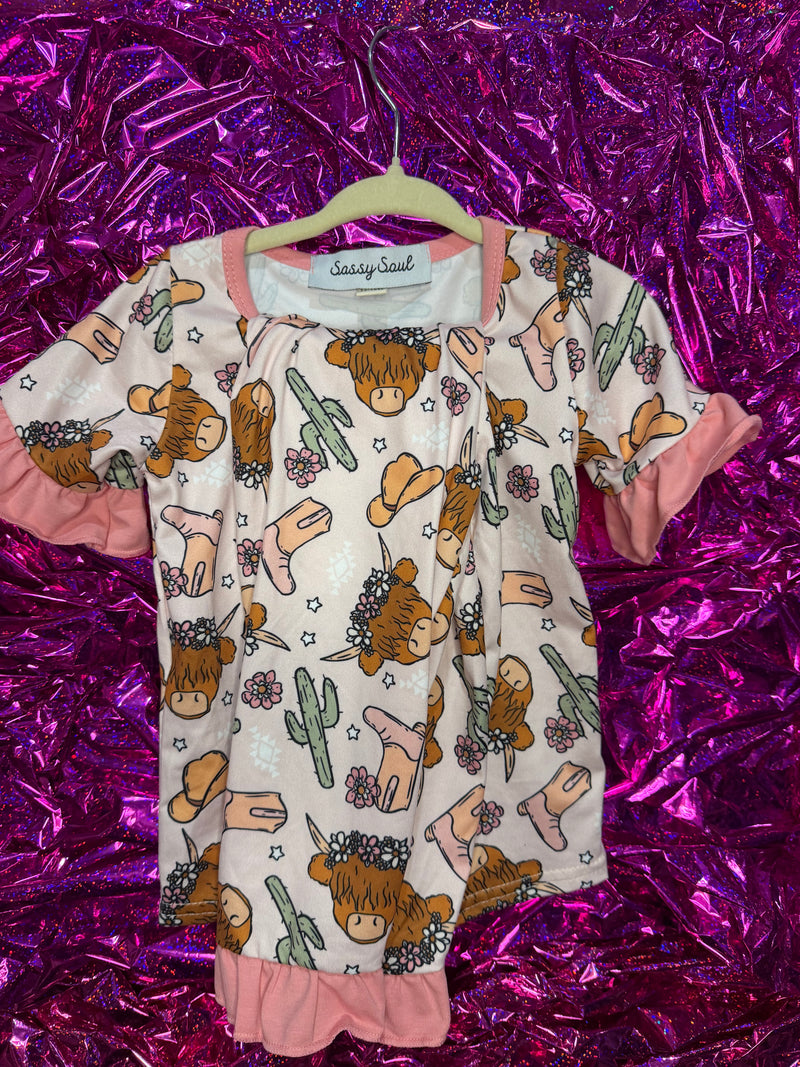 Highland Cow Pajama Set