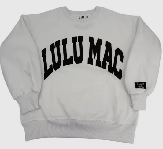 Lulu Mac White & Black Pullover