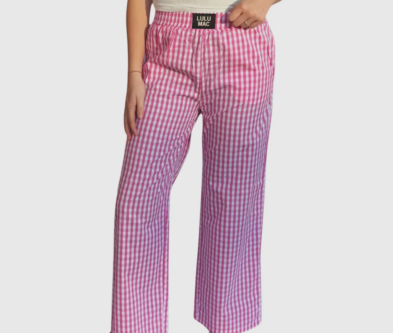 Gingham Pants
