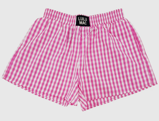 Gingham Boxer Shorts