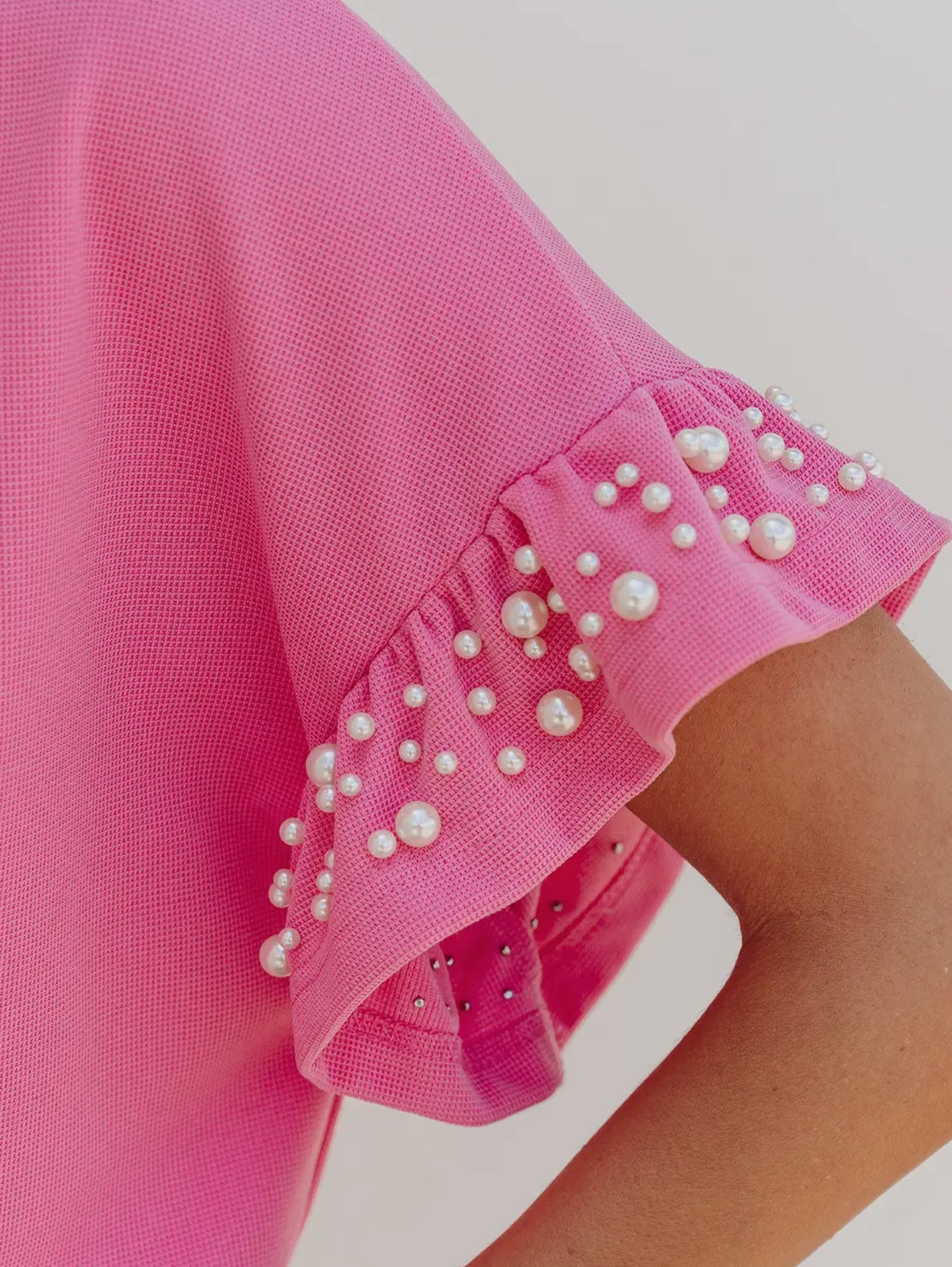 Pearl Ruffle Top & Shorts Set - With Pockets 😉