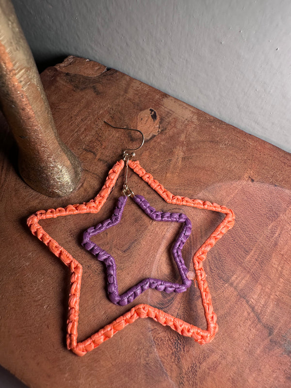 Clemson Star Earrings