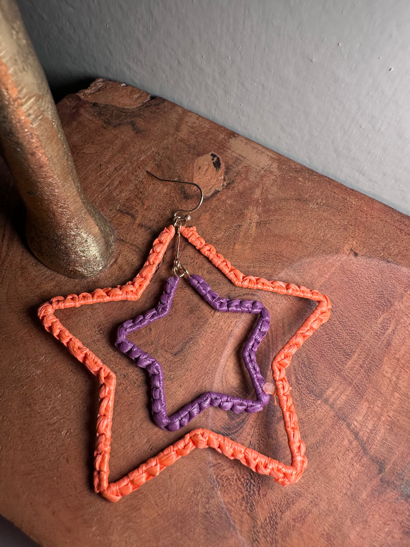 Clemson Star Earrings