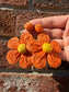 Floral Woven Earrings