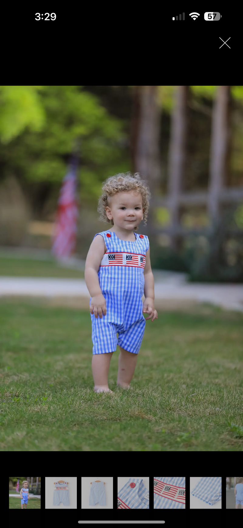4th of July Romper