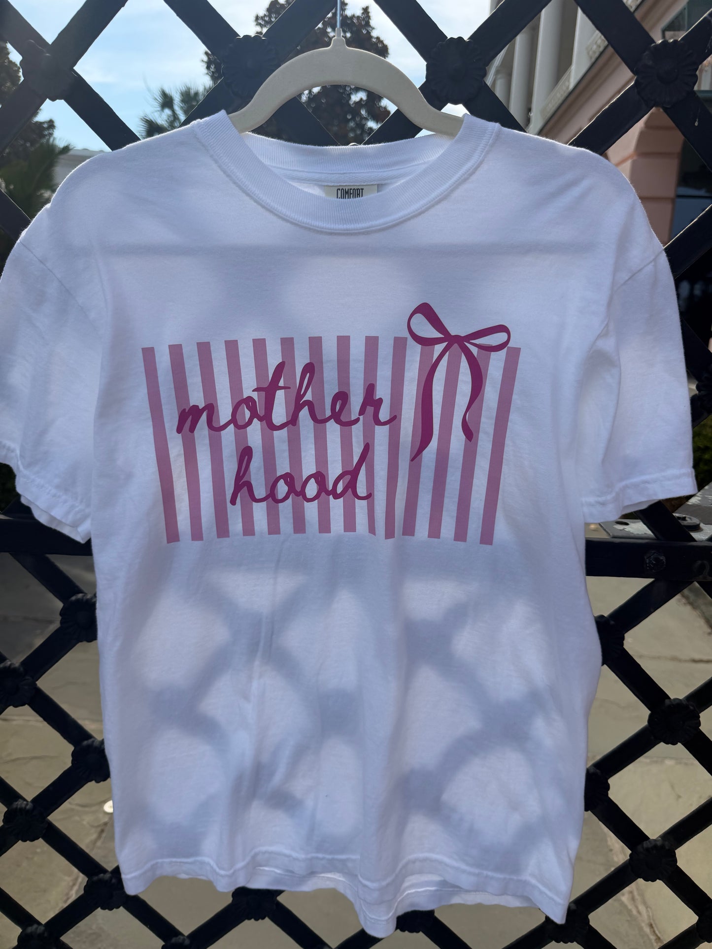 Motherhood Graphic Tee - White