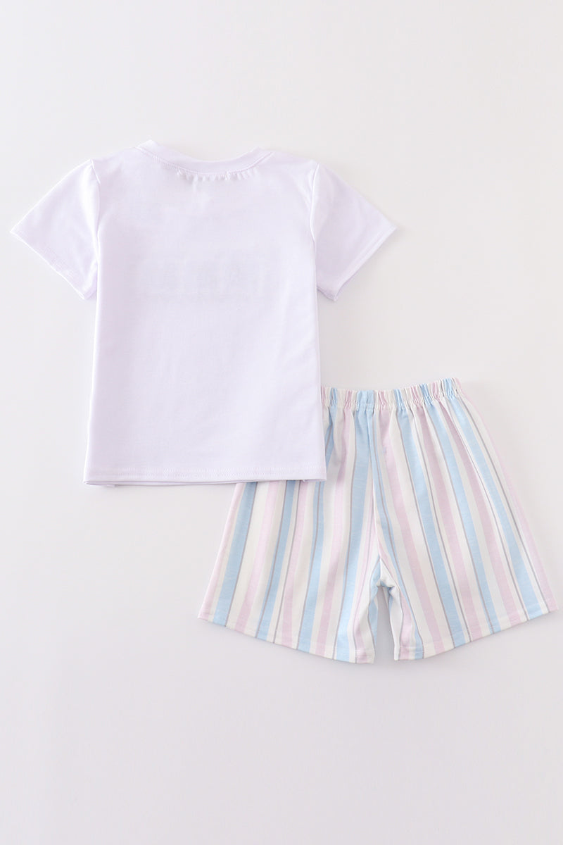 Crab french knot boy set