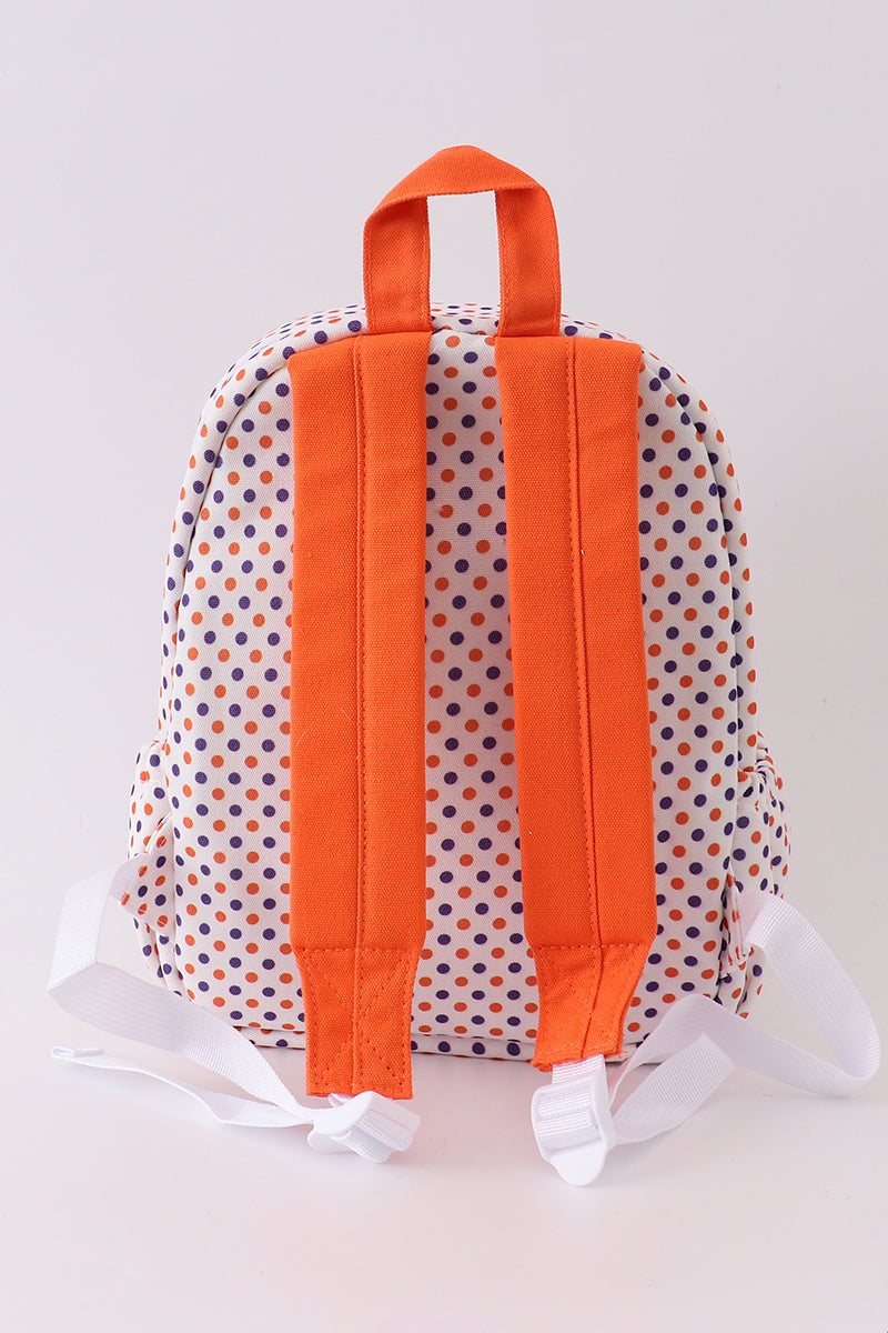 Clemson university embroidery boy backpack