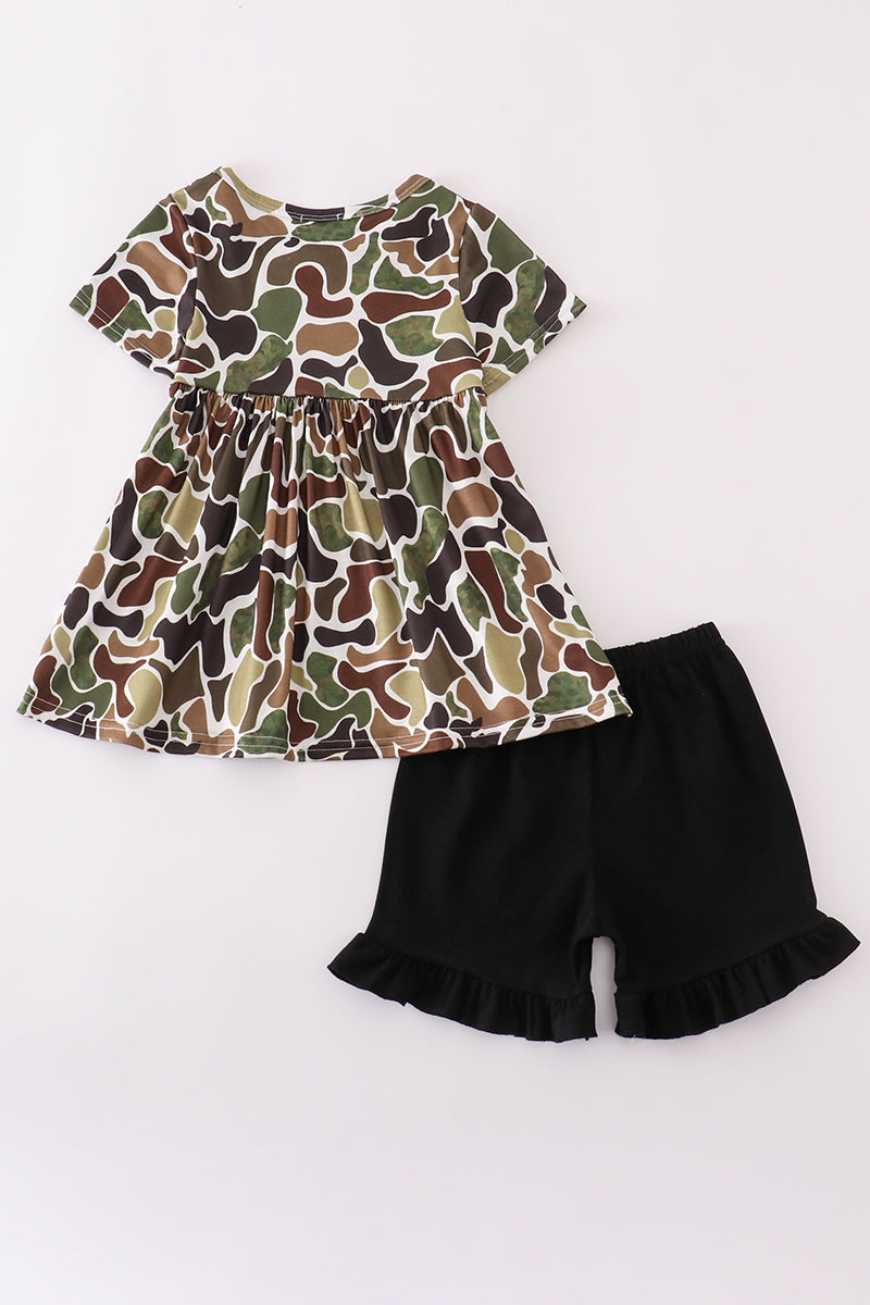 Camouflage duck embroidery set