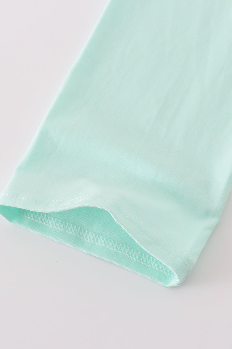 Khaki stripe pants set