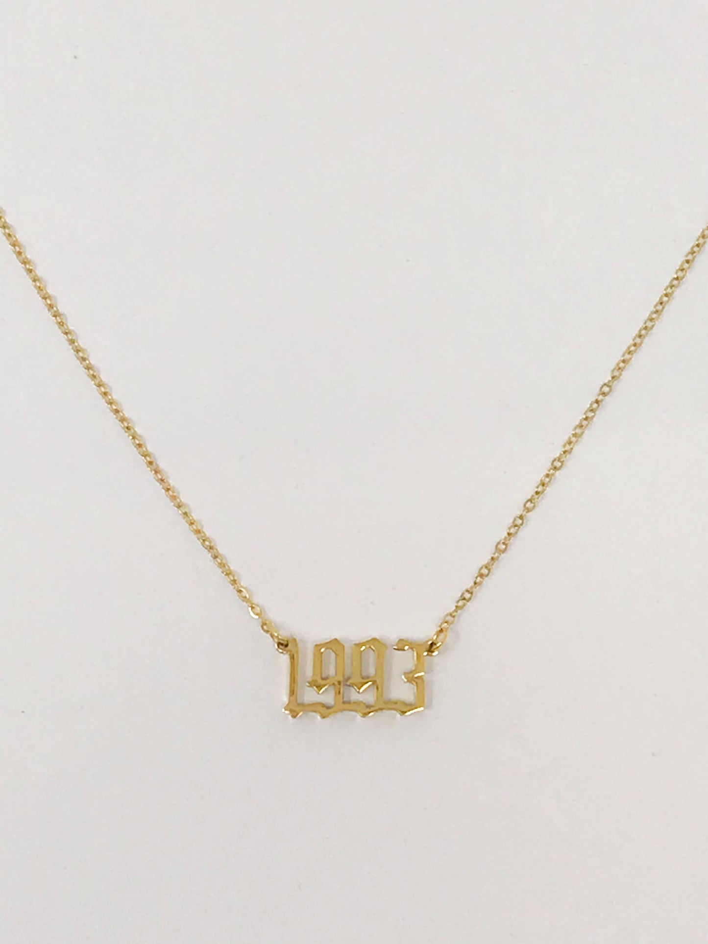 Birth Year Necklace